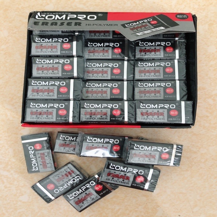 Tẩy Bút Chì Đen 6 Chiếc