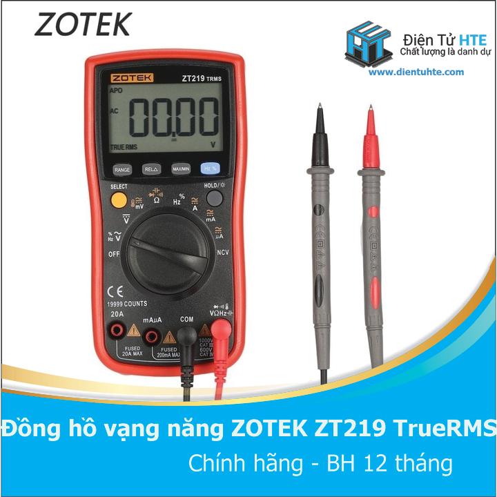 Đồng hồ vạn năng số zotek zt219 truerms 19999 counts