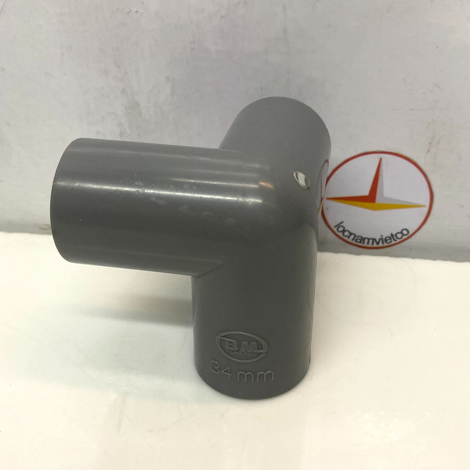 Co góc 3 nhánh, tê góc, co 3 hướng 34 nhựa PVC Bình Minh ( 5 cái )