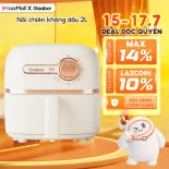 Nồi chiên không dầu 2L GAABOR AF20M-YE01S tự động ngắt điện khay chống dính làm nóng nhanh - Tiết kiệm điện - Bảo hành 12 tháng 1 đổi 1