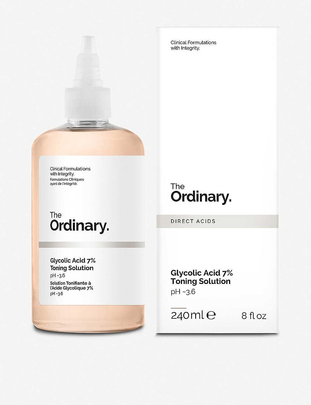 Nước Hoa Hồng Tẩy Da Chết Aha The Ordinary Glycolic Acid 7 Toning