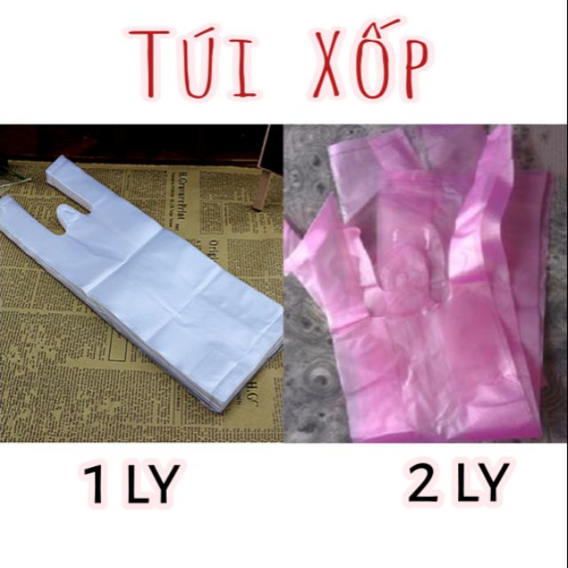 500gr túi 1 ly, túi 2 ly đựng ly cốc