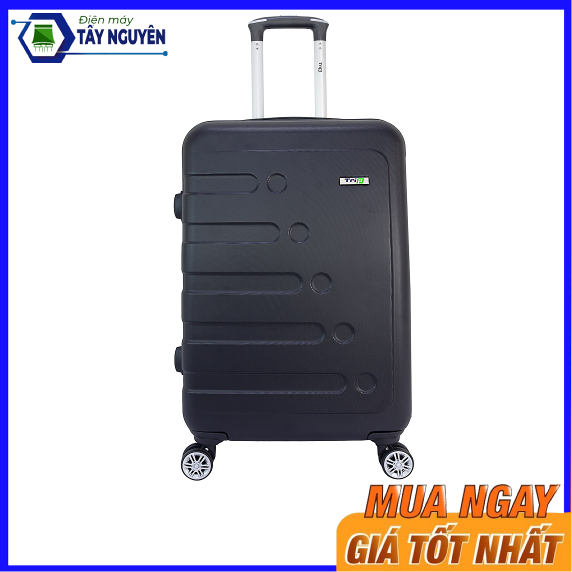 Vali du lịch cao cấp trip p16 bền chắc - màu đen -