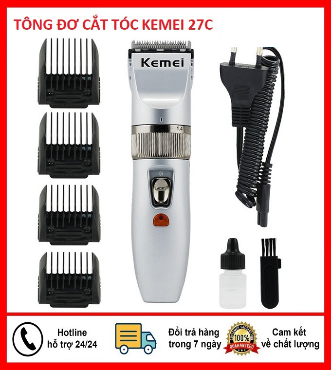 Tông đơ cắt tóc kemei km 27c