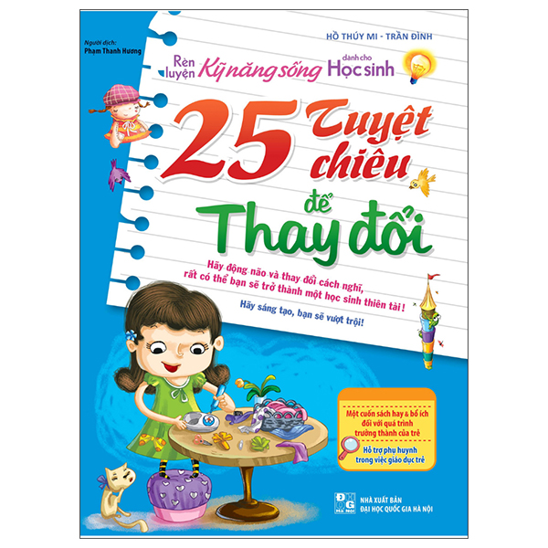 Sách: rèn luyện kỹ năng sống cho học sinh - 25 tuyệt chiêu để thay đổi