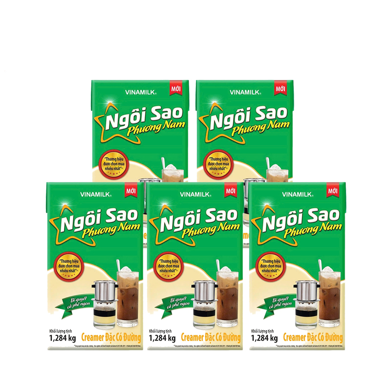 Combo 05 Hộp Sữa đặc Vinamilk Tài Lộc  / NGÔI SAO 1284g - 3