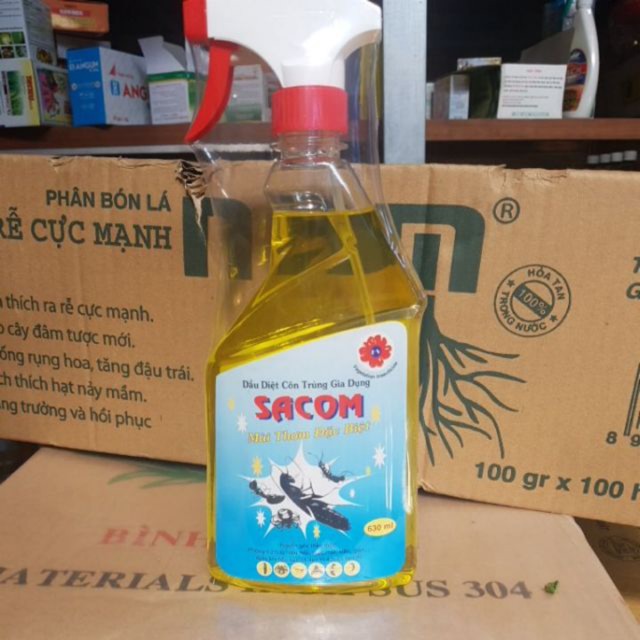 Dầu diệt côn trùng 24h sacom 630ml