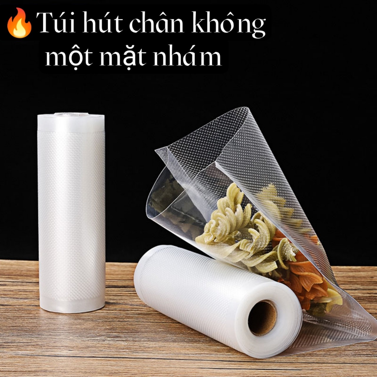 [HCM]Túi hút chân không - Loại Cuộn một mặt nhám
