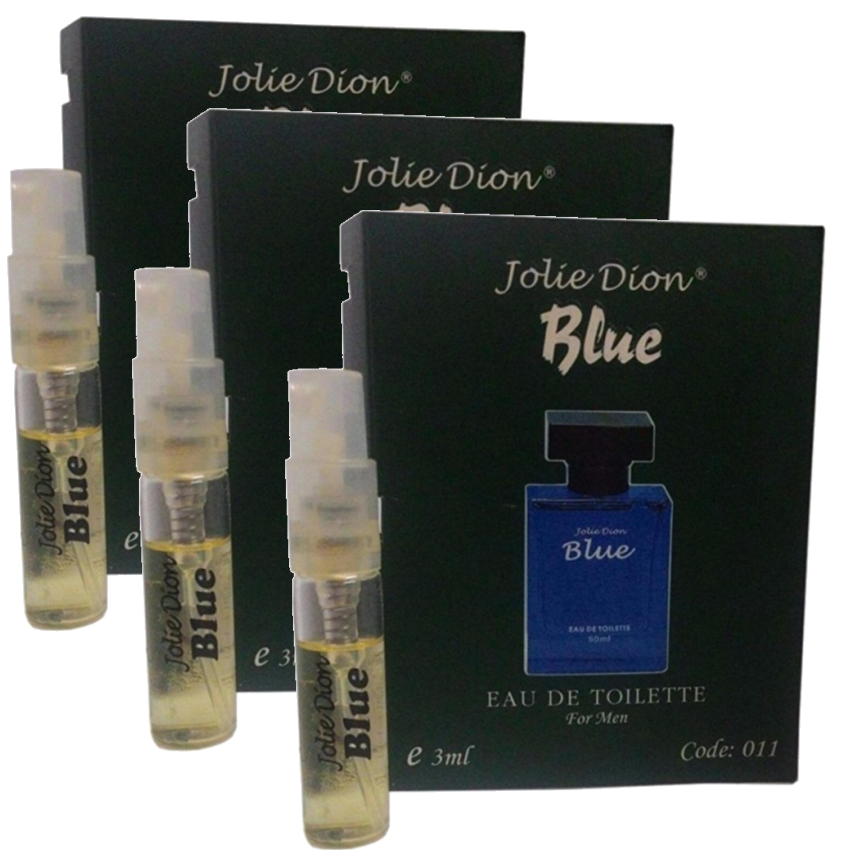 Bộ 3 Nước hoa nam cá tính Blue eau de toilette 3ml