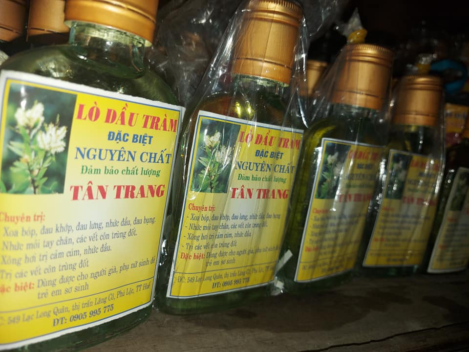 Dầu tràm Huế nhà nấu