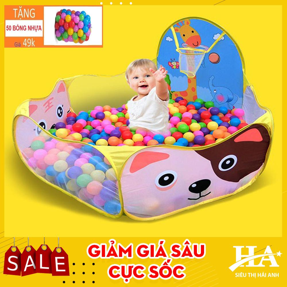 Nhà bóng nhiều mẫu cho bé, nhà bóng, lều bóng, nhà banh tặng kèm25 bóng cho bé yêu GDBONG01