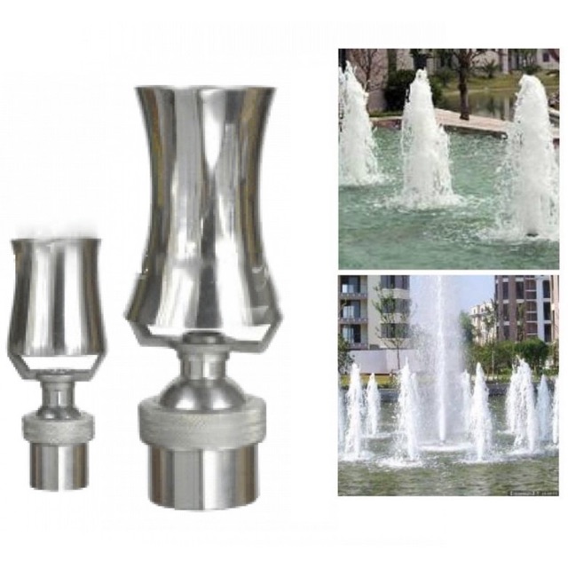 Đầu Phun Nướ Hình Cây Thông Có Chỉnh Góc Cho Đài Phun Nước