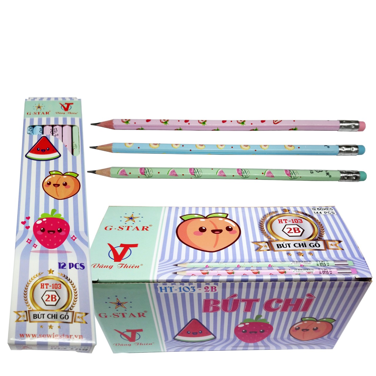 Bút chì gỗ 2b - ht103 gstar