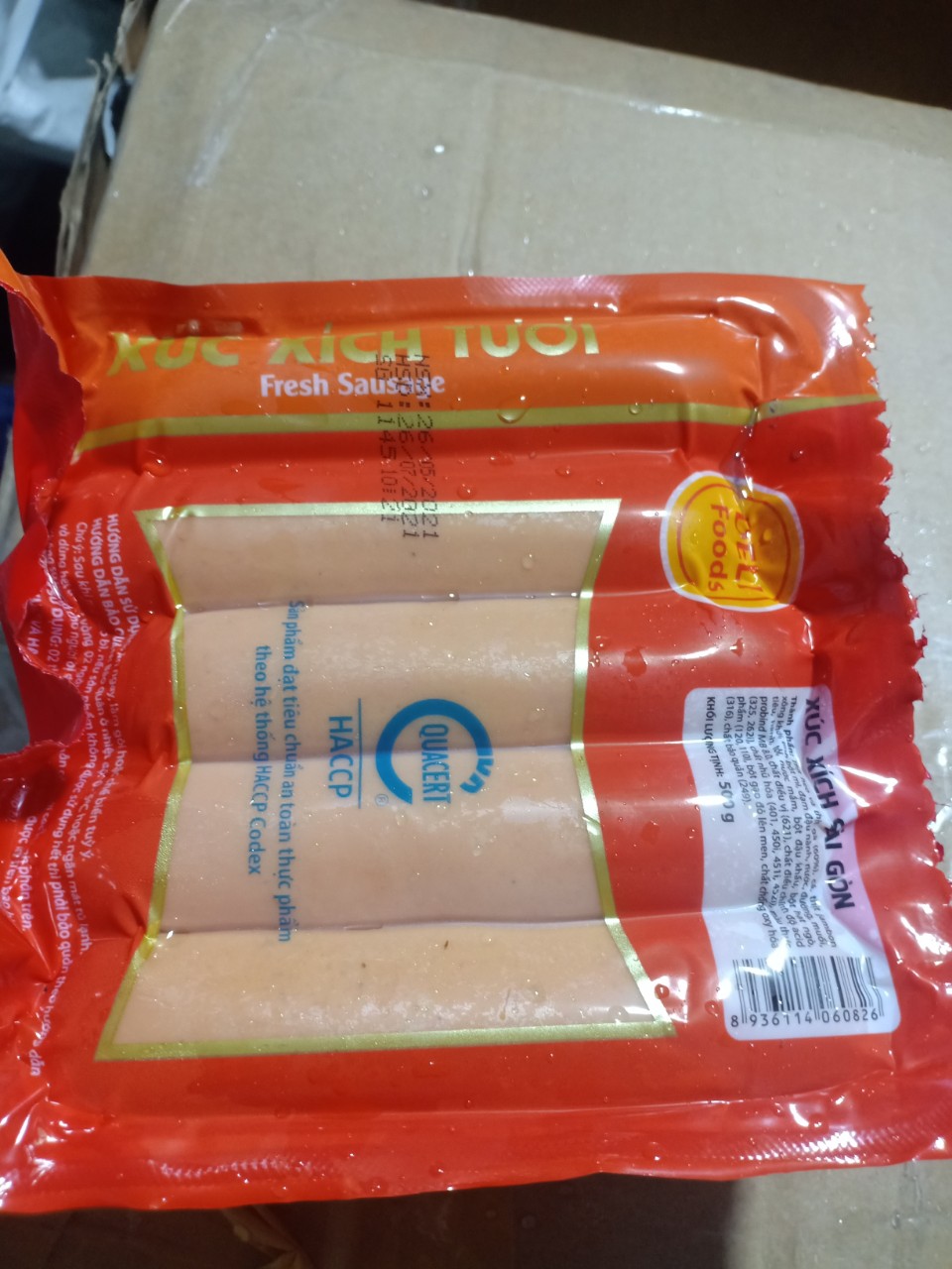 Xúc xích bịch 500gr