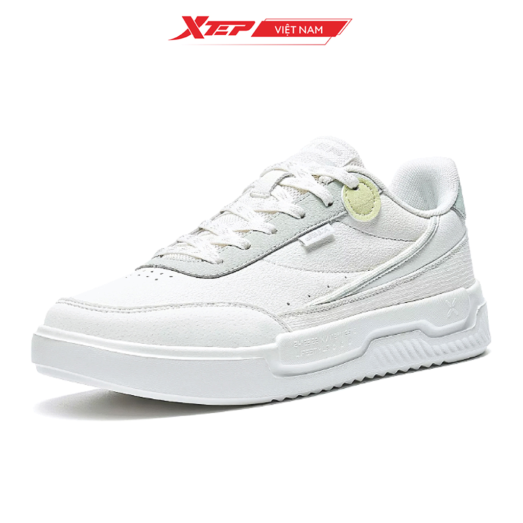 Giày sneaker nữ Xtep chính hãng, đế giày thoáng cao tôn dáng khi phối đồ, chất liệu lưới thoáng khí 878318310022