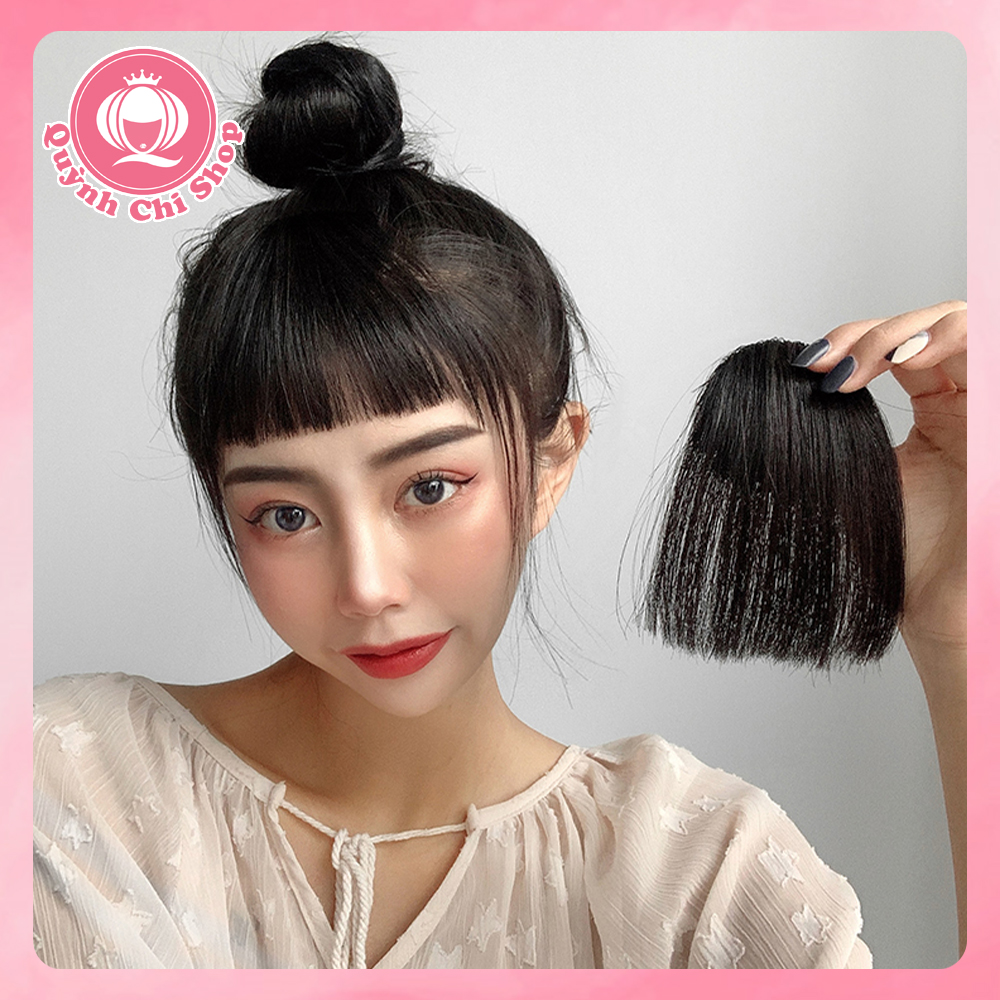 [TÓC THẬT – DỆT TAY] Tóc mái ngố bằng, phồng tự nhiên năng động trẻ trung cắt uốn nhuộm theo ý thích