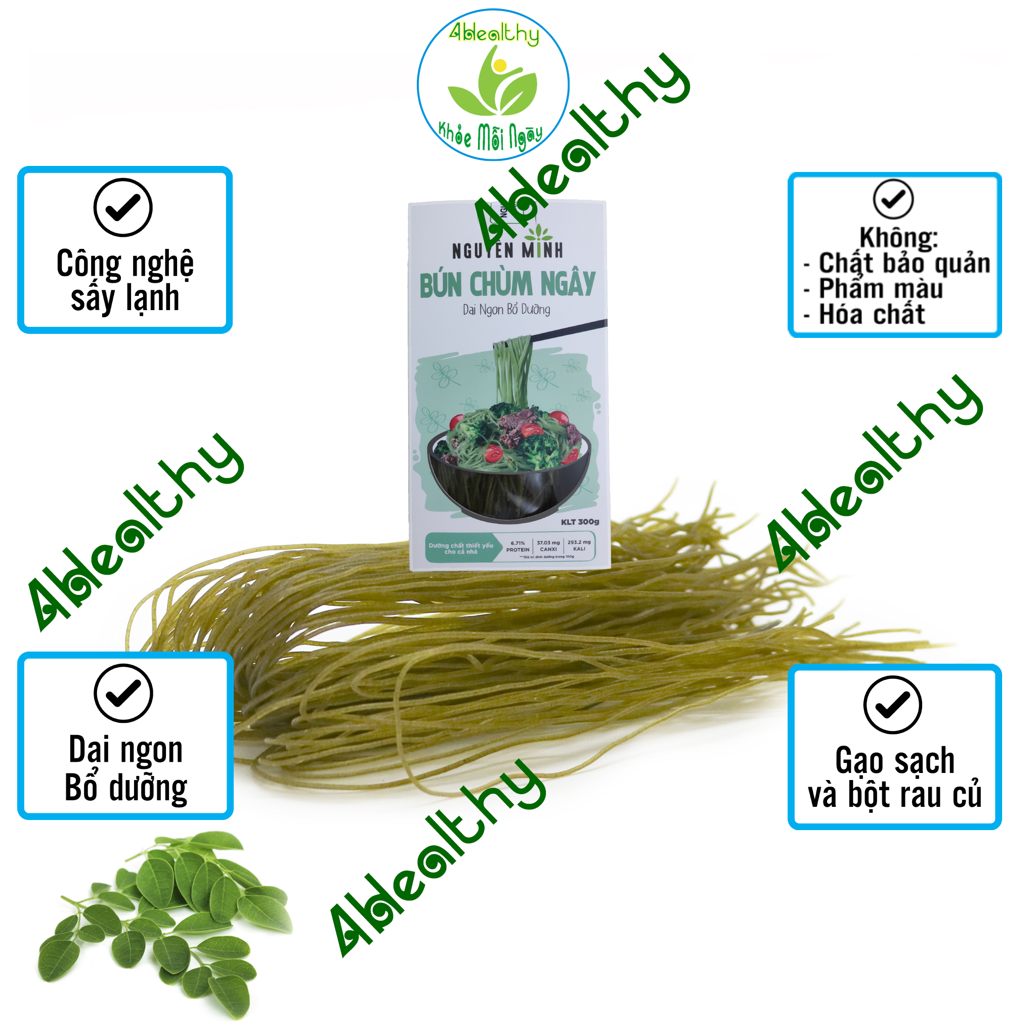 [4Healthy]Đặc sản Mì Chùm Ngây Nguyên Minh