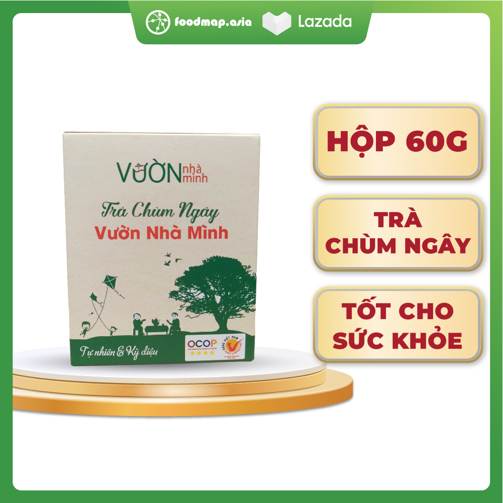 Trà chùm ngây túi lọc - vườn nhà mình - hộp 30 gói x 2g