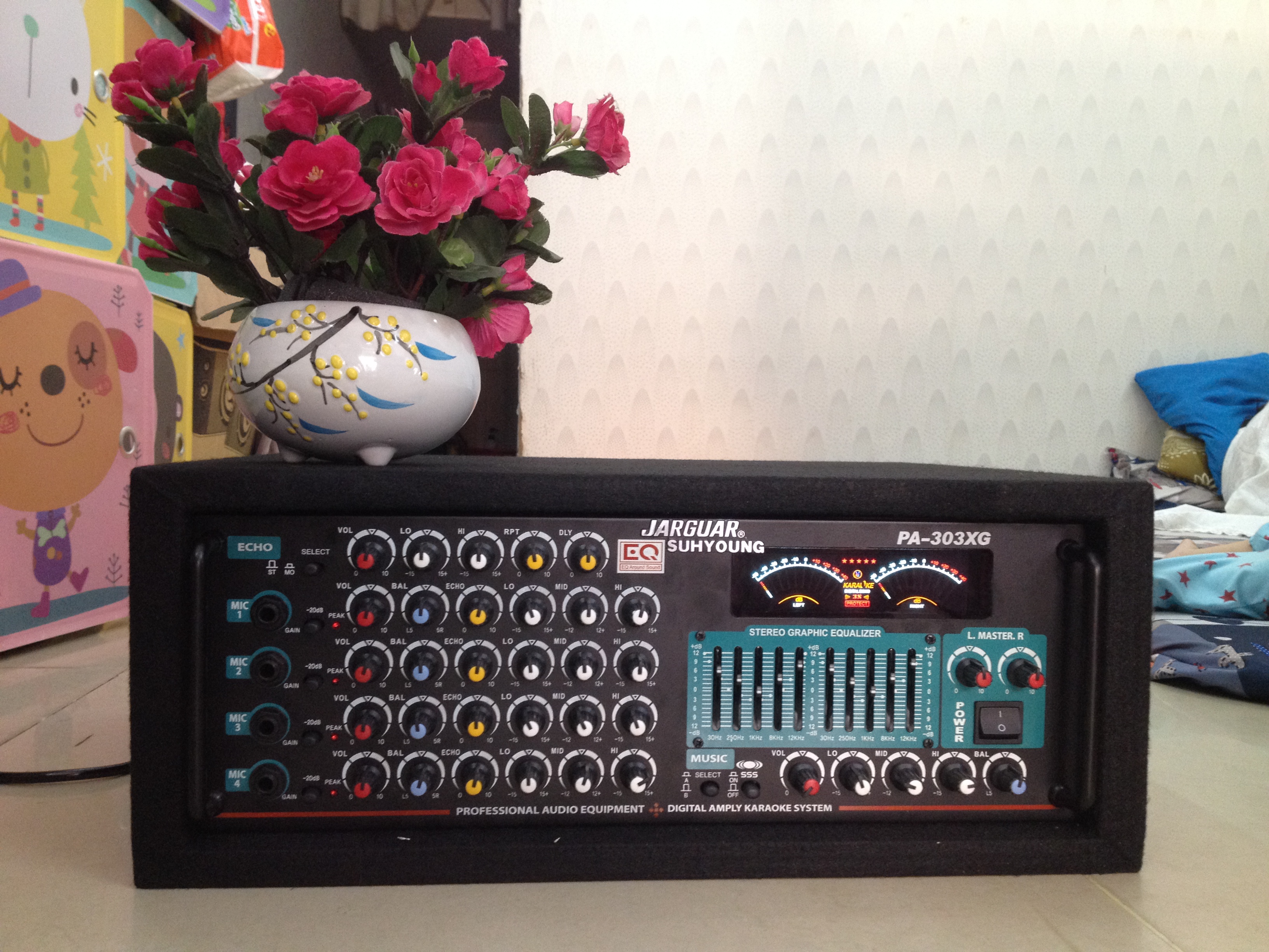 AMPLY BỌC NỈ 16 SÒ CÔNG SUẤT LỚN CHUYÊN HỘI TRƯỜNG KARAOKE GIA ĐÌNH JARGUAL 303