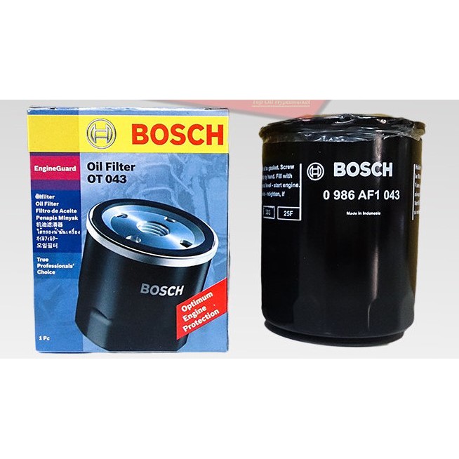 Lọc nhớt bosch ot043 - toyota-zace, camry2.4; suz swift, grand vitara, wagon r+, sx4