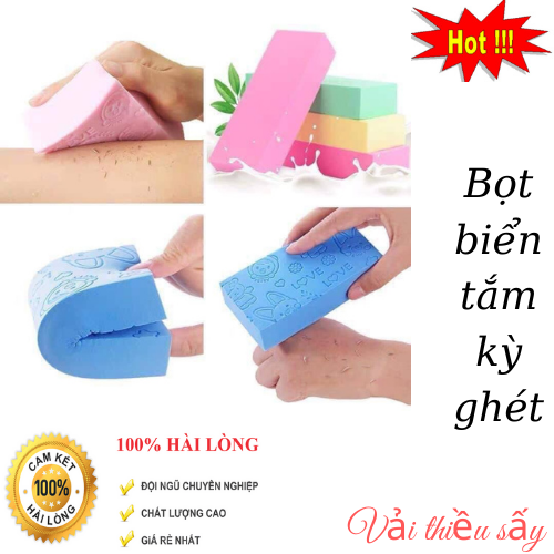 Bông tắm - bọt biển tắm kì ghét siêu sạch cho mọi người