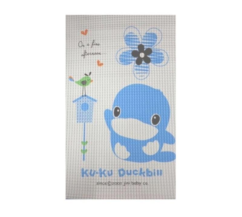 [HCM]Tấm lót Kuku bằng cao su cho bé KU2516A size 60 x 90cm (Xanh nhạt)