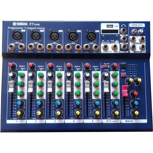 [HL Audio] Mixer Yamaha F7 MB Bluetooth - Thiết Bị Livestream 2022 - tặng kèm dây hoa sen