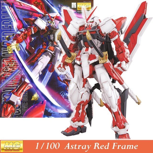 Mô Hình lắp ráp MG Gundam Astray Red Frame Kai 6601  Combo Tặng Base