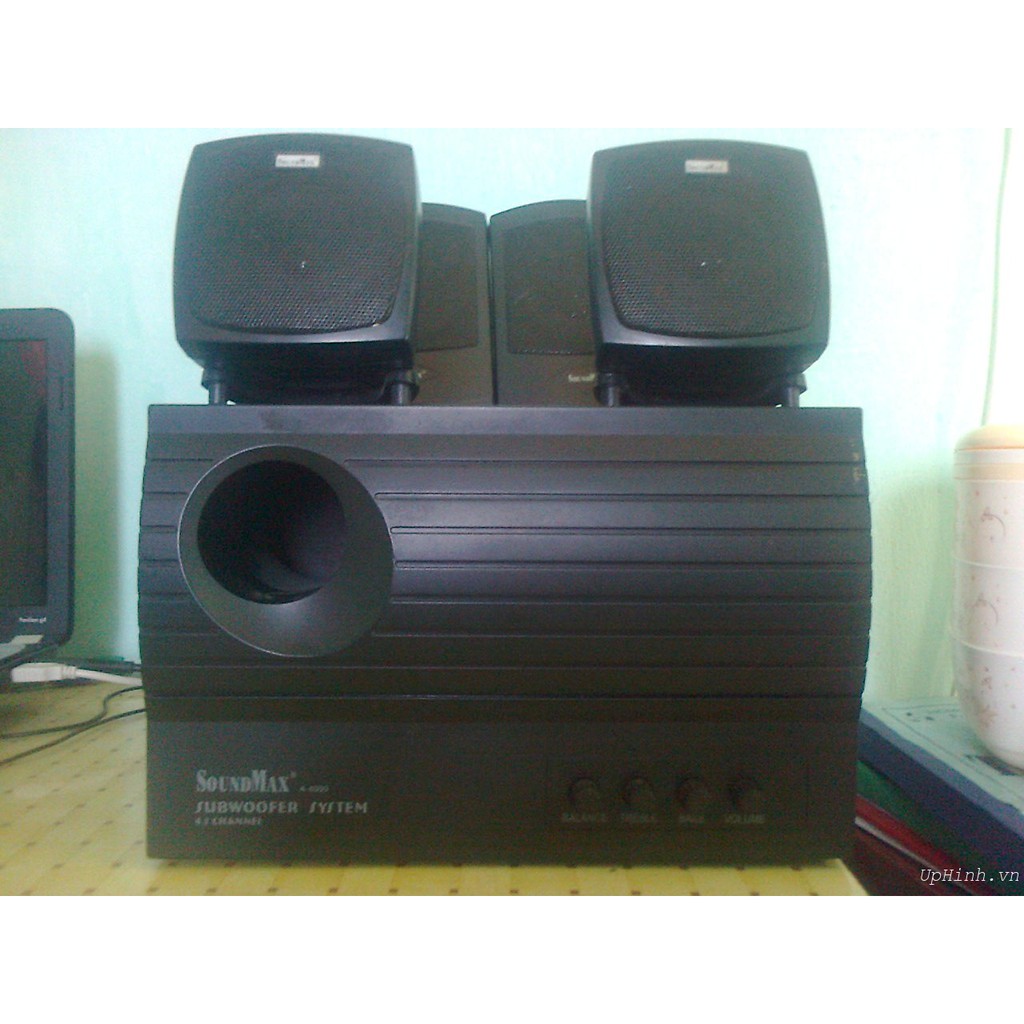 Bộ loa nghe nhạc 4.1 soundmax a4000 đen bass lớn
