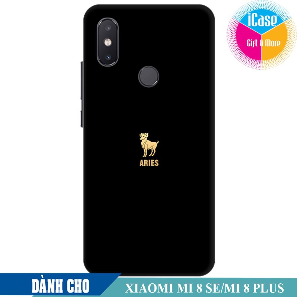 Ốp lưng nhựa dẻo dành cho Xiaomi Mi 8SE in hình Aquarius