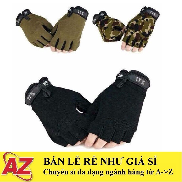 [HCM]Găng Tay 511 Cụt Ngón Đi Nắng