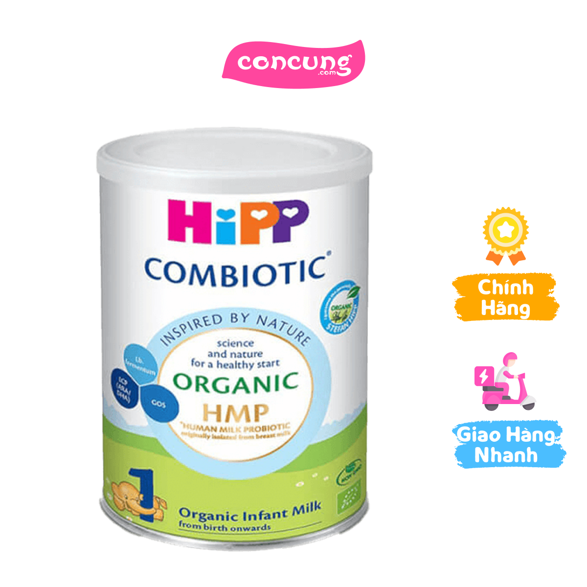 HiPP 1 Organic Combiotic 350g, 0-6 tháng