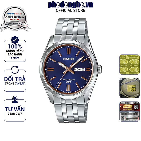 Đồng hồ nam casio anh khuê mtp-1335d-2a2vdf