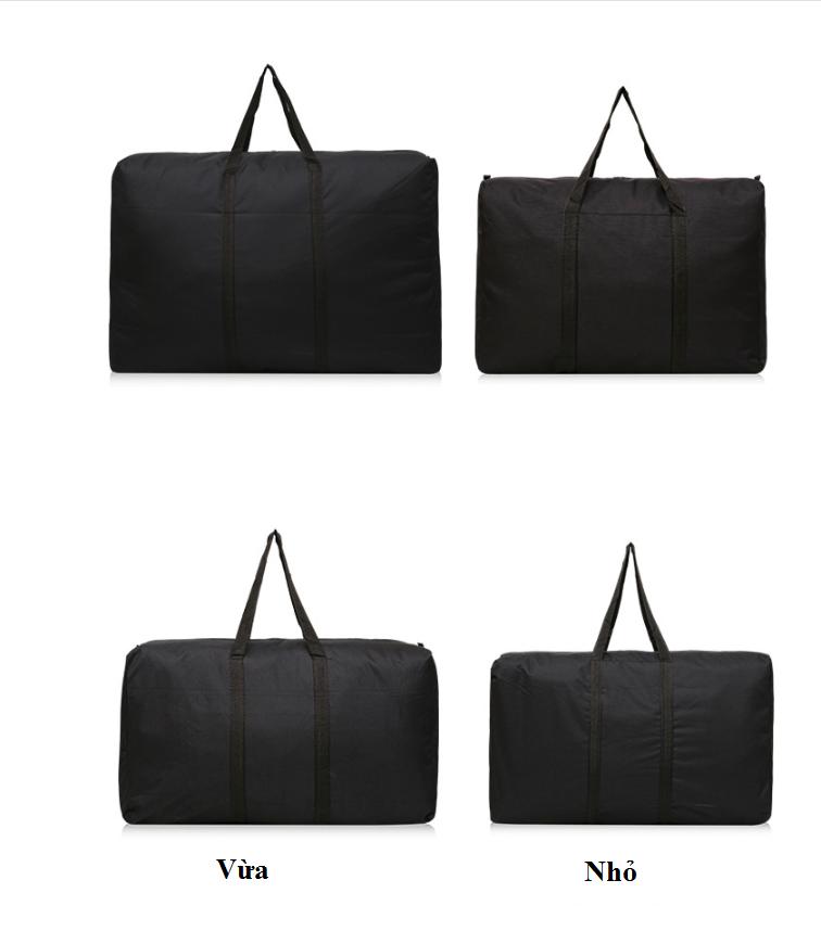 Home and Garden - Túi tải hành lý, túi xách du lịch cỡ lớn Size XXL (Black)
