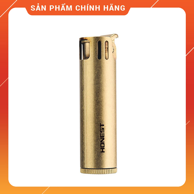 Vỏ Bật Lửa Hộp Quẹt Xăng Promise BNC-015 Vỏ Đồng Cao Cấp Lửa Ngọn Đẹp Độc Lạ  - Dùng Xăng Bấc Đá (KHÔNG XĂNG KHÔNG GAS)