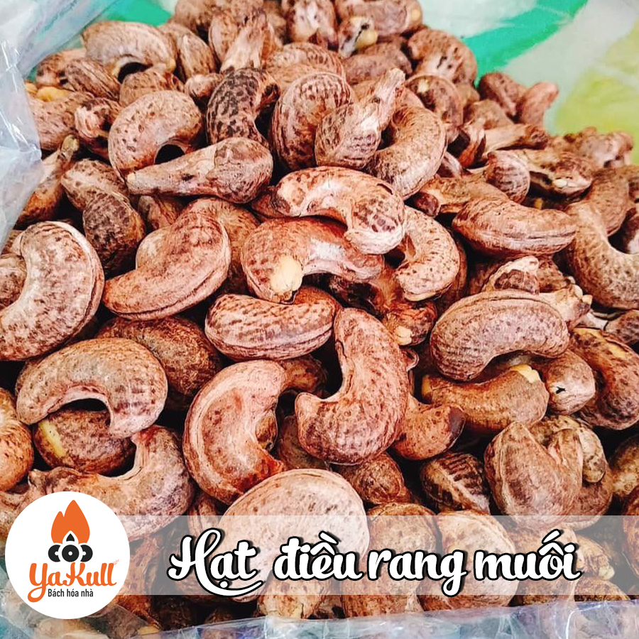 Hạt điều bình phước | rang muối - hạt to - còn vỏ |