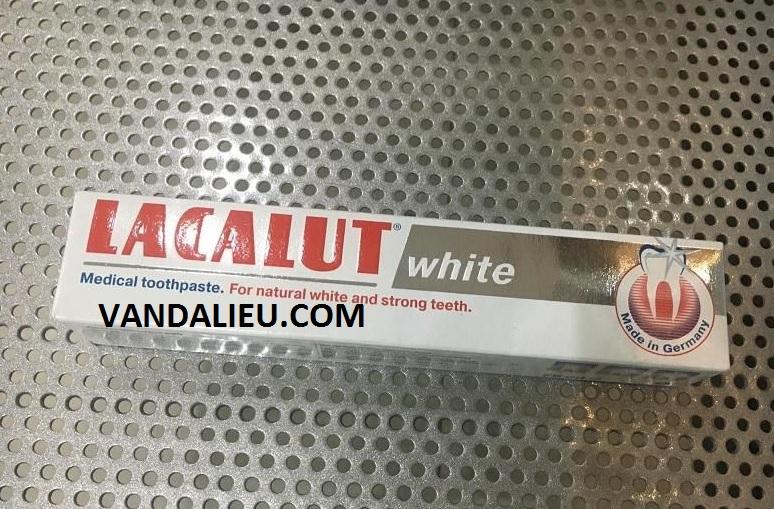 Kem đánh răng làm trắng răng lacalut white 75ml