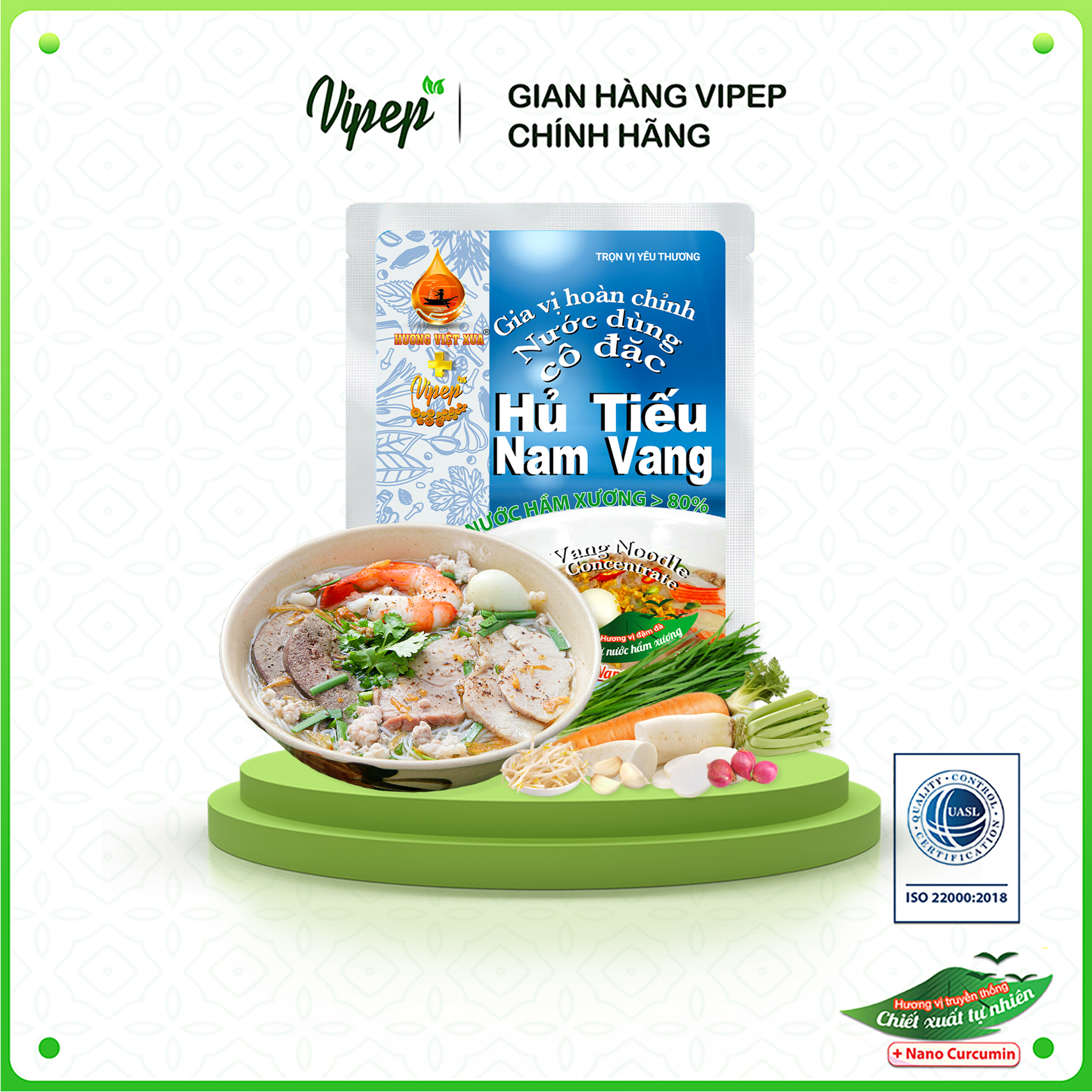 [HSD T11/2024] Gói Gia Vị Cốt Hủ Tiếu Nam Vang Vipep 82g - Gia vị Xốt hoàn chỉnh Vipep