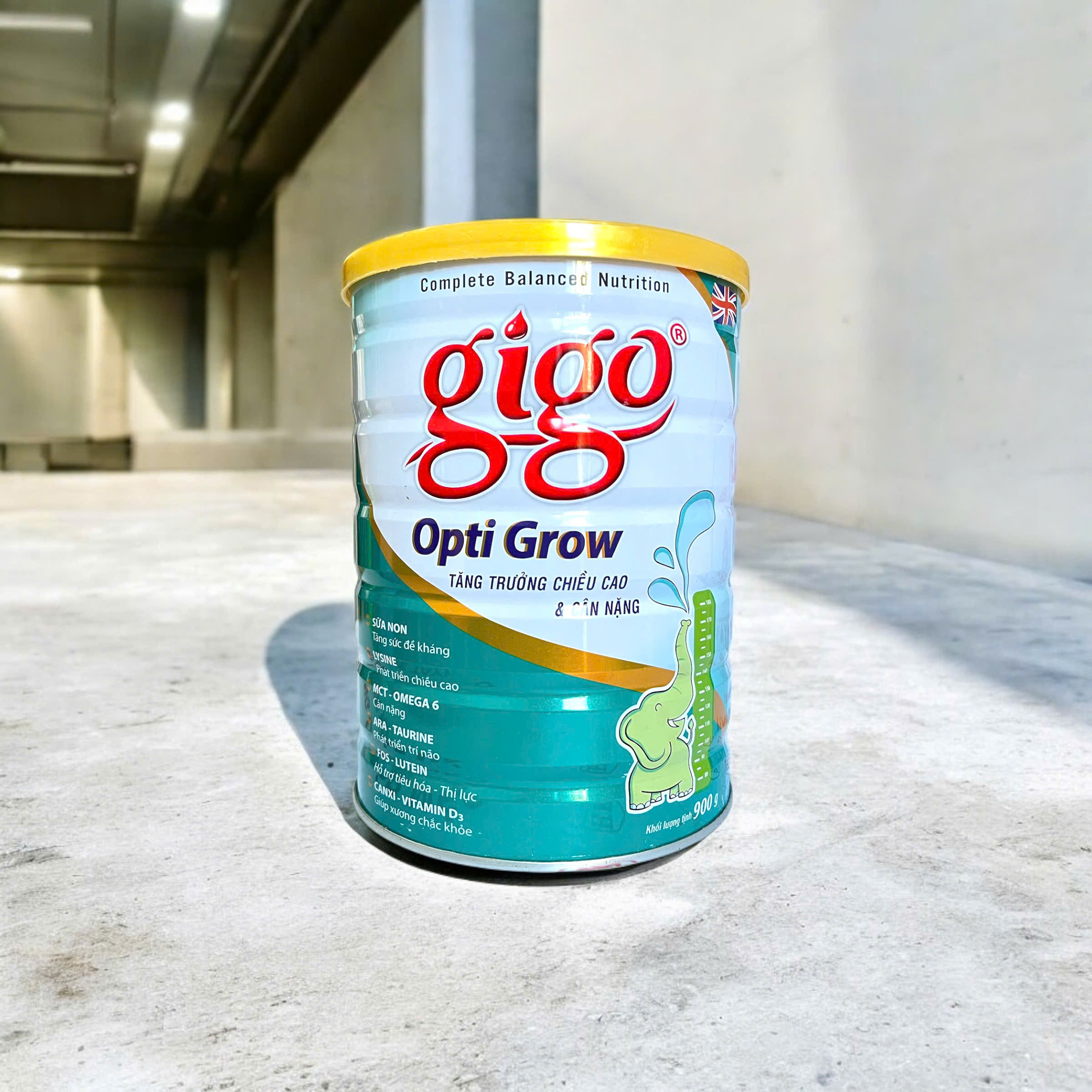 Sữa tăng trưởng chiều cao Gigo Opti grow Hộp 900g