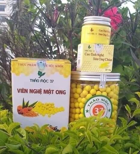 Mua 1h 500g viên nghệ mật ong tặng 1h cao tinh nghệ sữa ong chúa trị giá 175k