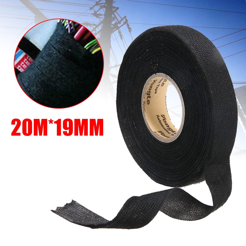 Cuộn băng dính vải quấn dây điện 20mx19mm