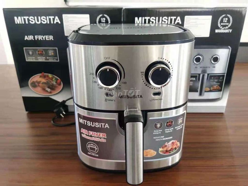 Nồi chiên không dầu 8 lít misushita ms-20924 | lazada.vn nồi chiên không dầu misushita ms-0226 dung tích 8l nồi chiên không dầu mitsusita thái lan nồi chiên không dầu mitsusita nồi chiên không dầu 8 lít misushita ms-20924