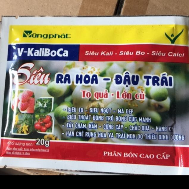Phân bón cao cấp siêu ra hoa đậu quả- gói 20gram