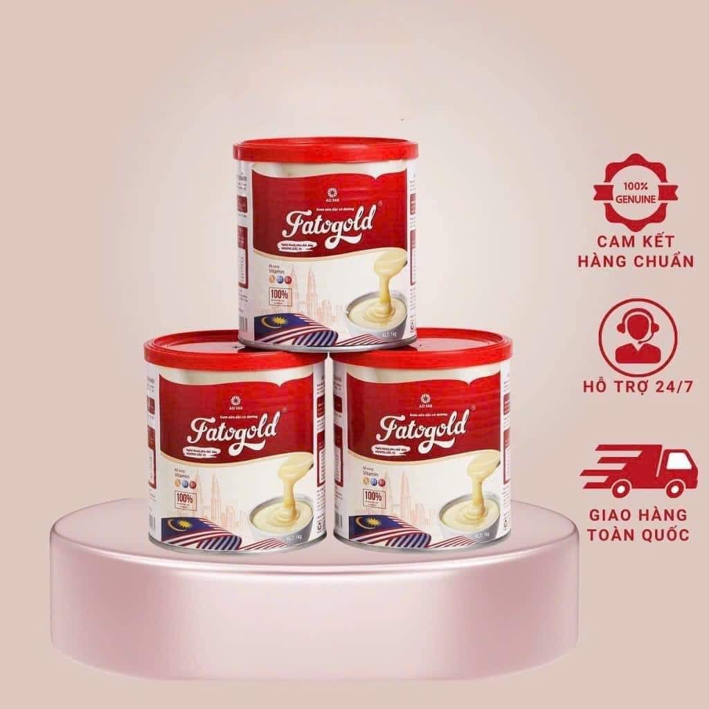 Sale! Fatogold Malaysia Condensed Milk 1 kg Box, Date February 2027