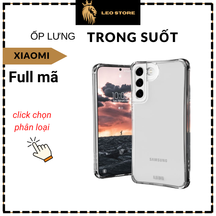 Ốp lưng xiaomi redmi note 12, note 12 pro, note 11, note 11 pro, note 11s, note 10, note 10s, poco x3 nfc pro 10c redmi 12 12c loại trong suốt