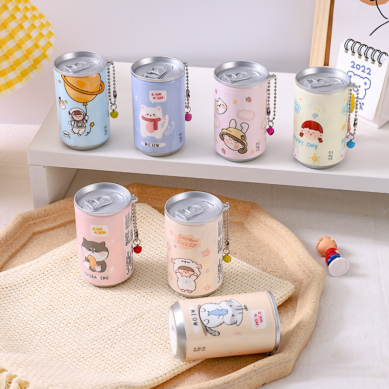 Lon khăn giấy ướt cute, khăn giấy ướt dạng rút, 30 tờ/ lon