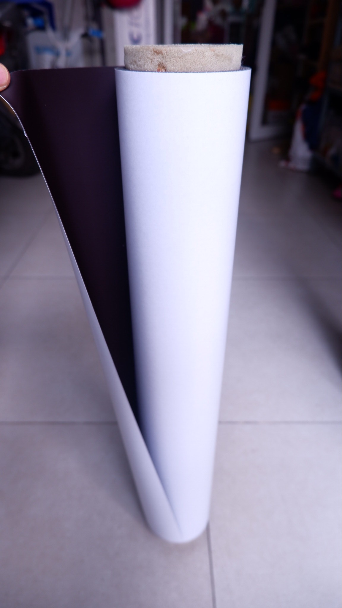 [HCM]Tấm nam châm dẻo phủ lớp nhựa PVC trắng nam châm dán bảng từ ( Kích thước 1mx62cmx0.5mm) nam