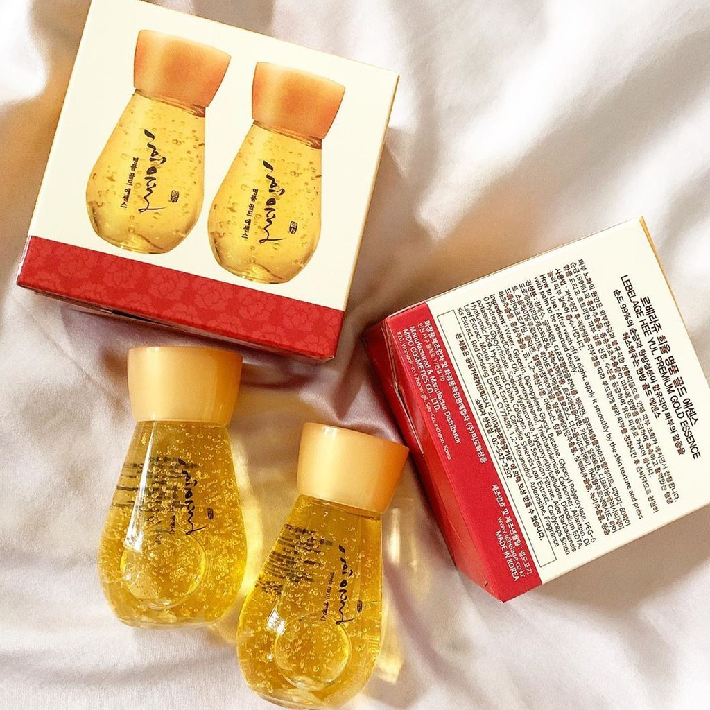 Serum Tinh Chất Vàng 24k Lebelage Hee Yul Premium Gold Essence hộp 2 Chai