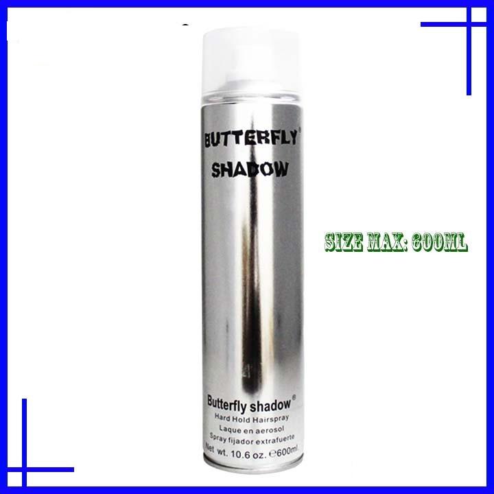 Gôm Xịt Tóc NAM Buttrelfy Shadow 600ml Giá Rẻ Giữ Nếp Tóc 24/7, TẠO KIỂU TÓC CHUYÊN SÂU, SIÊU GIỮ NẾP 24H