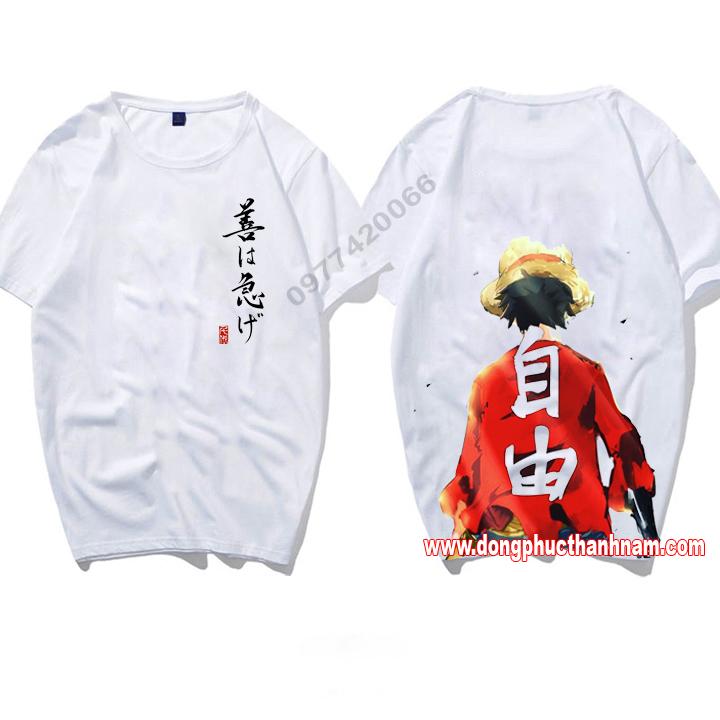Áo thun Luffy One Piece Đảo Hải Tặc, áo phông Luffy